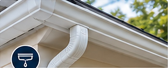 Illustrative finished result for gutter cleaning