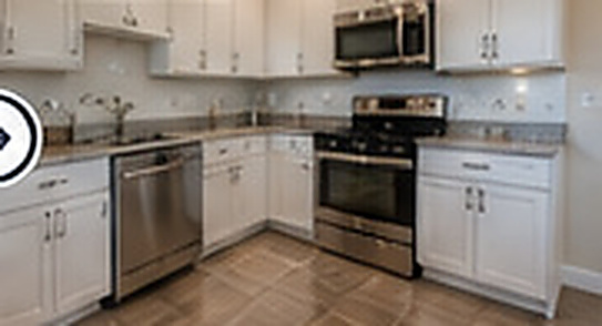 Illustrative kitchen after light cleaning