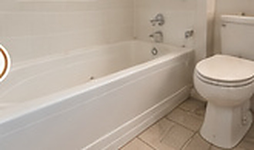 Illustrative bathroom after turnover