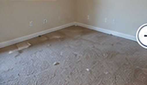 Illustrative bedroom before turnover